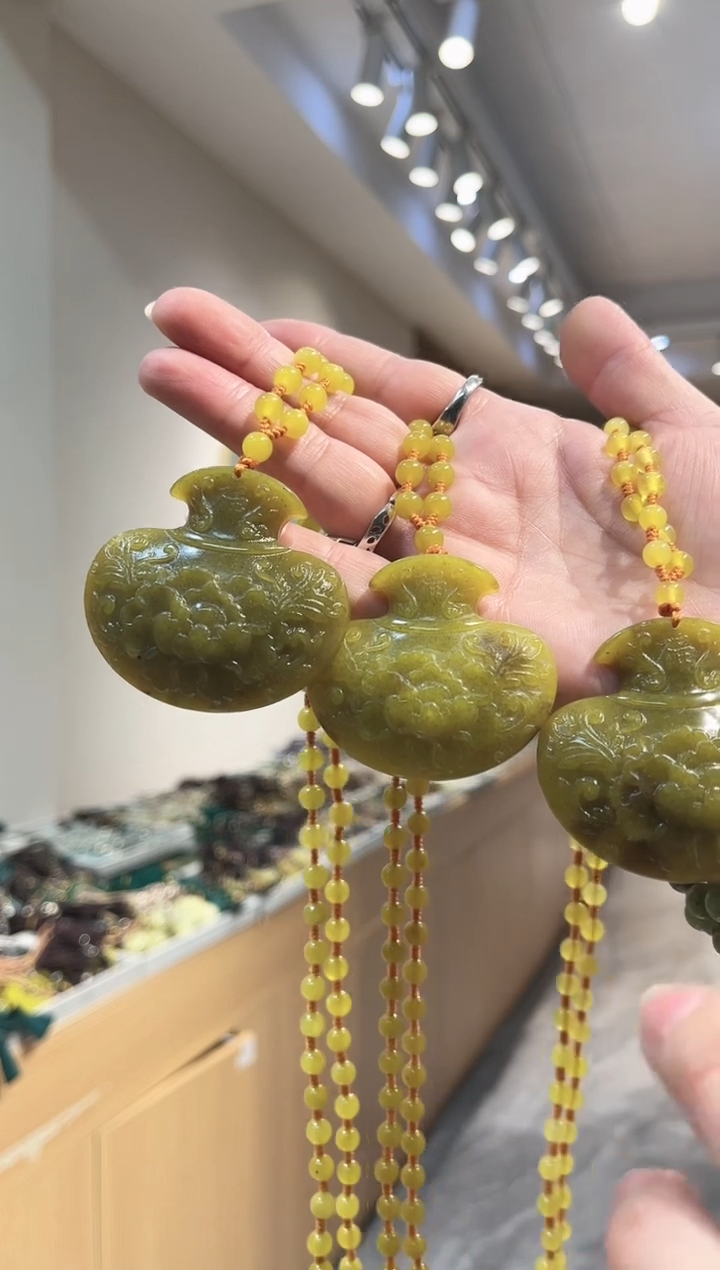 【闪购商品】岫玉颈饰未镶嵌吊坠多样式发货只发一个