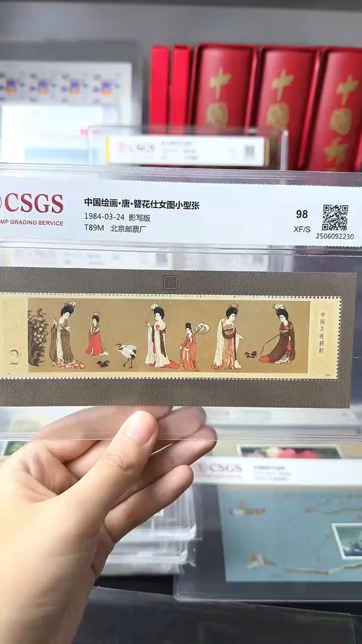 T89M 簪花仕女图 98分