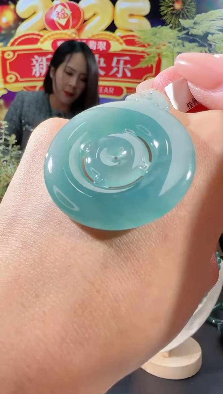 【闪购商品】翡翠吊坠(不含链)未镶嵌子母扣3多样性发一