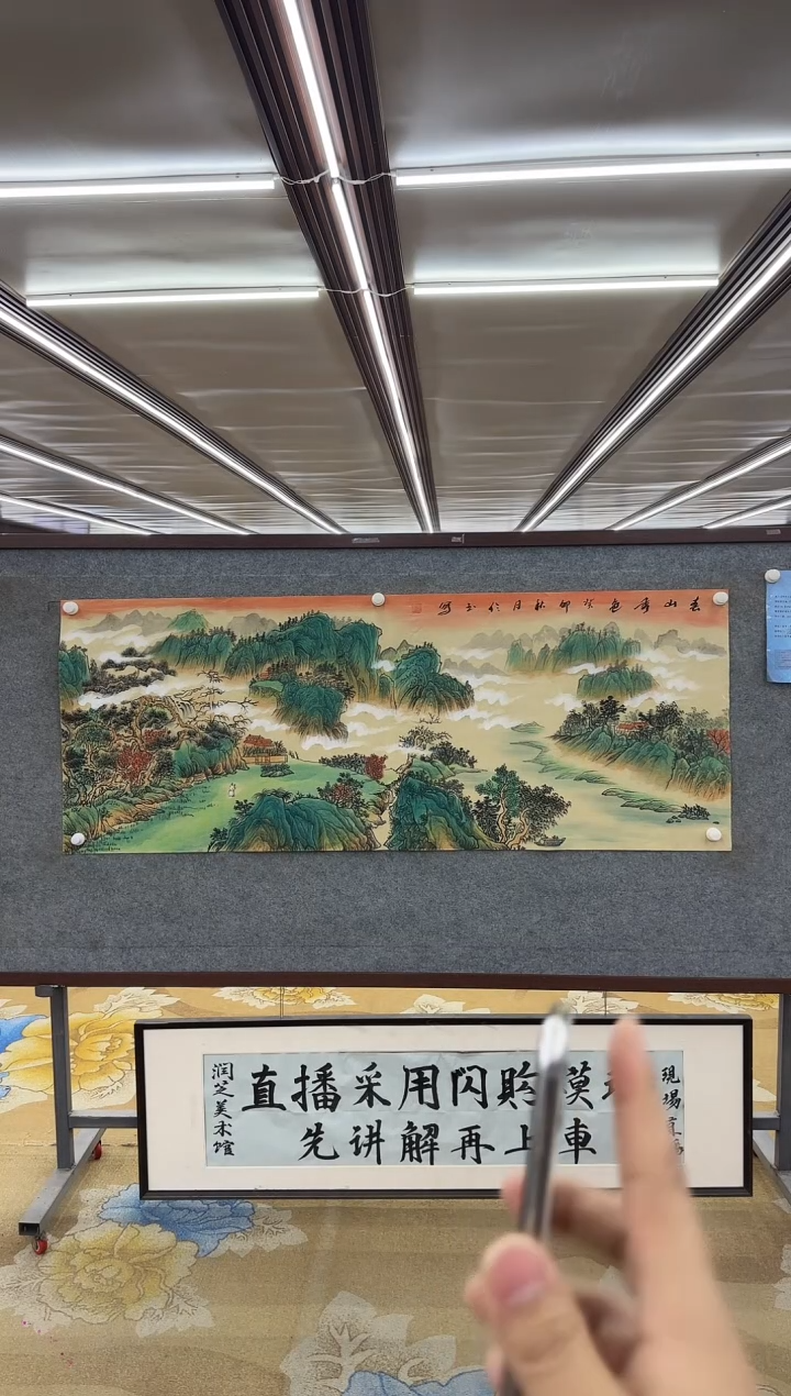 【闪购商品】绘画M 张伦玉-六尺-山水国画