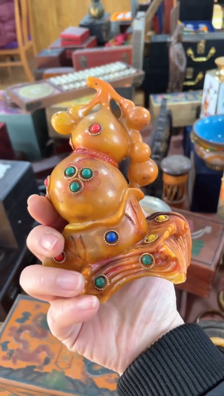【闪购商品】1宫廷影视老旧工艺摆件