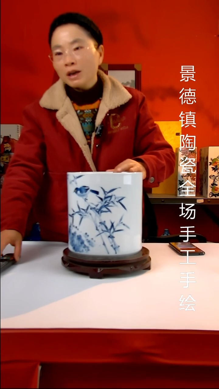 摆件陶瓷景德镇陶瓷 全场手工手绘