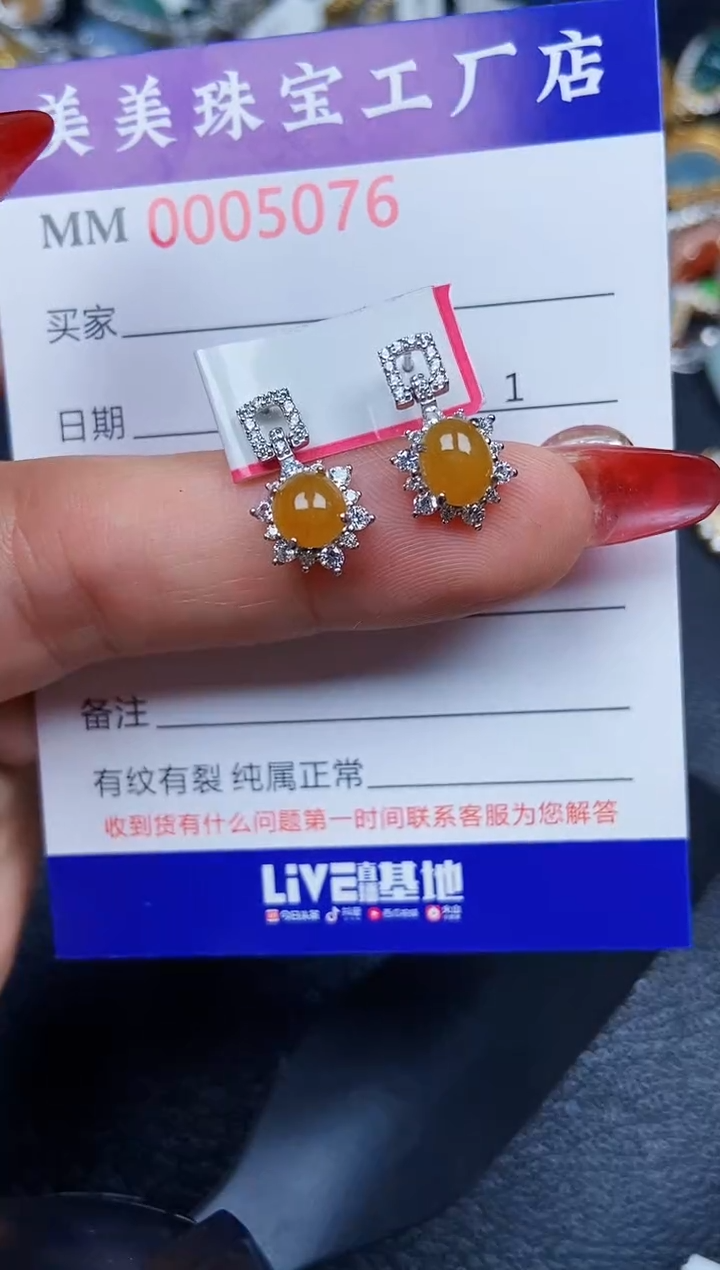 【闪购商品】翡翠颈饰银S925镶嵌5076