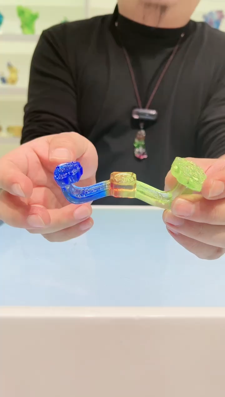 【闪购商品】茶宠古法琉璃10cm如意