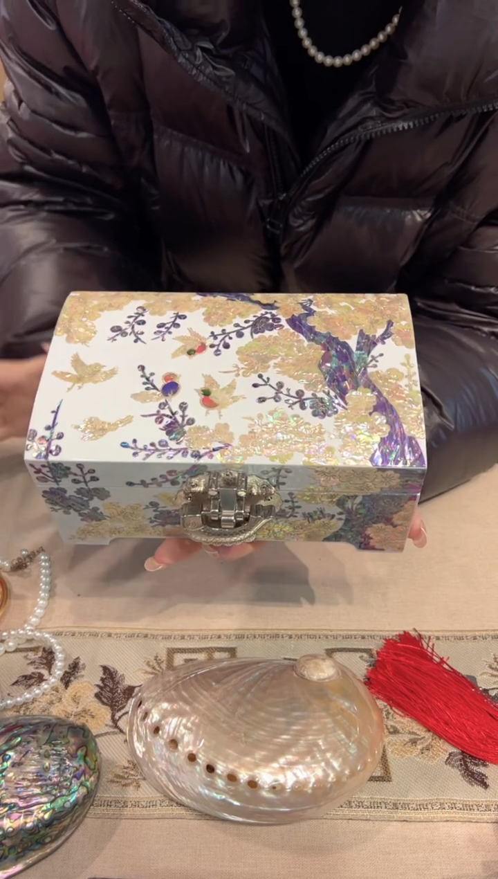 【闪购商品】样品微瑕鱼锁满贝·弘贝雅螺钿漆器文化馆