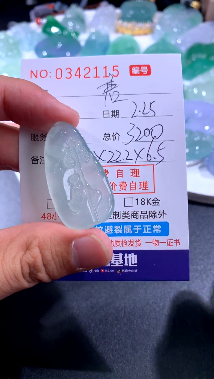 【闪购商品】翡翠颈饰未镶嵌 唐