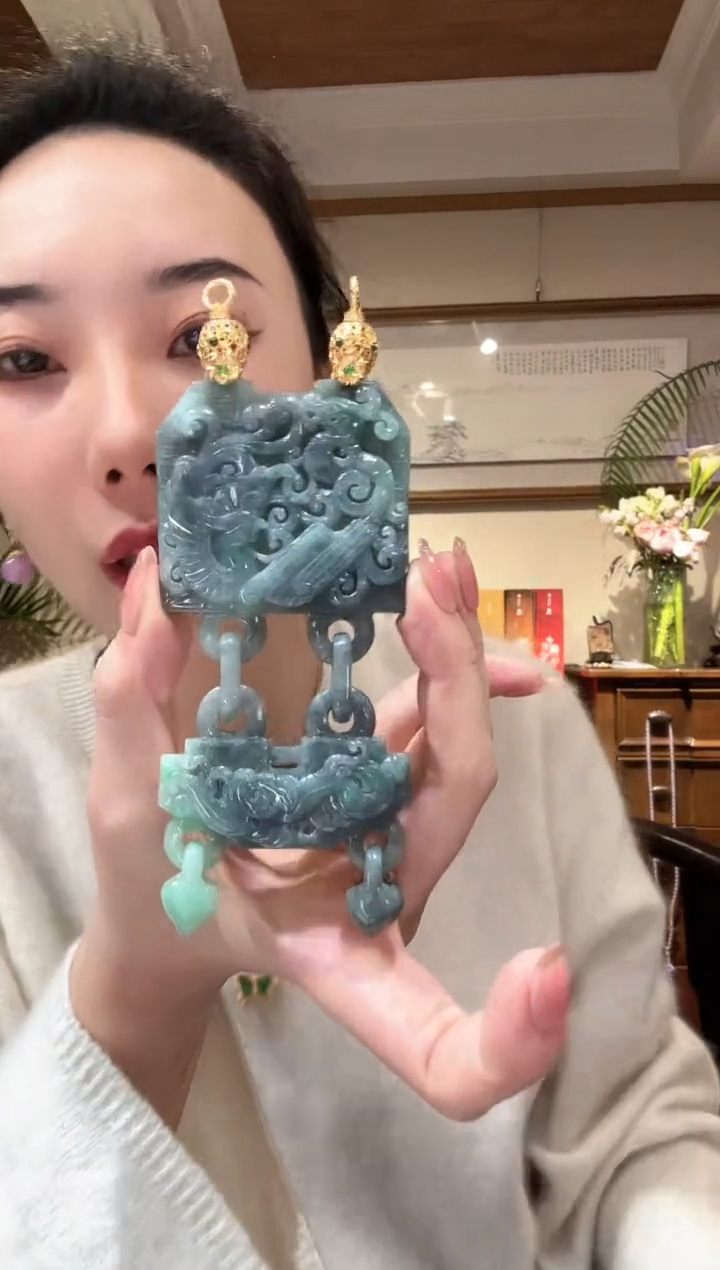 【闪购商品】翡翠颈饰未镶嵌国风