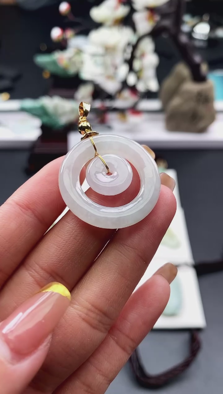 【闪购商品】翡翠颈饰未镶嵌天然缅甸A货翡翠