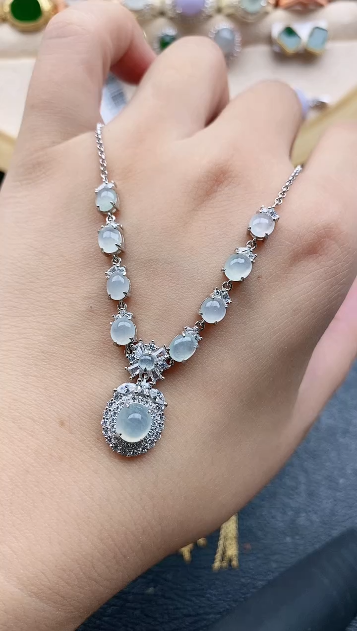 翡翠戒指银S925镶嵌11111