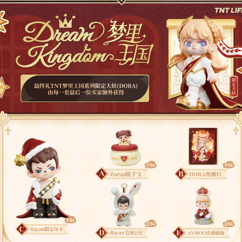 【拆卡】（非酋）TNT Dream Kingdom梦里王国系列抽抽乐 盲盒
