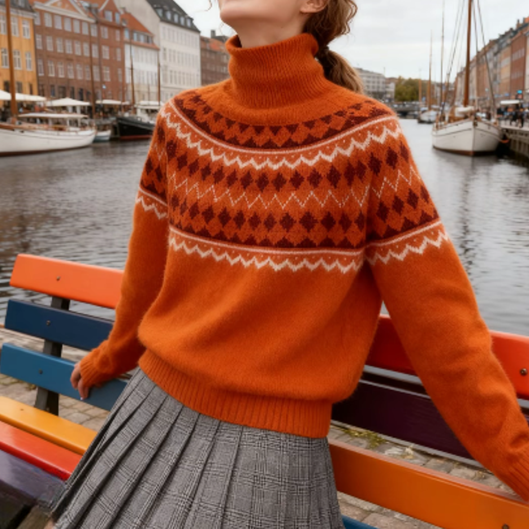 【荣荣】D801-850经典圆领时尚柔软舒适针织上衣