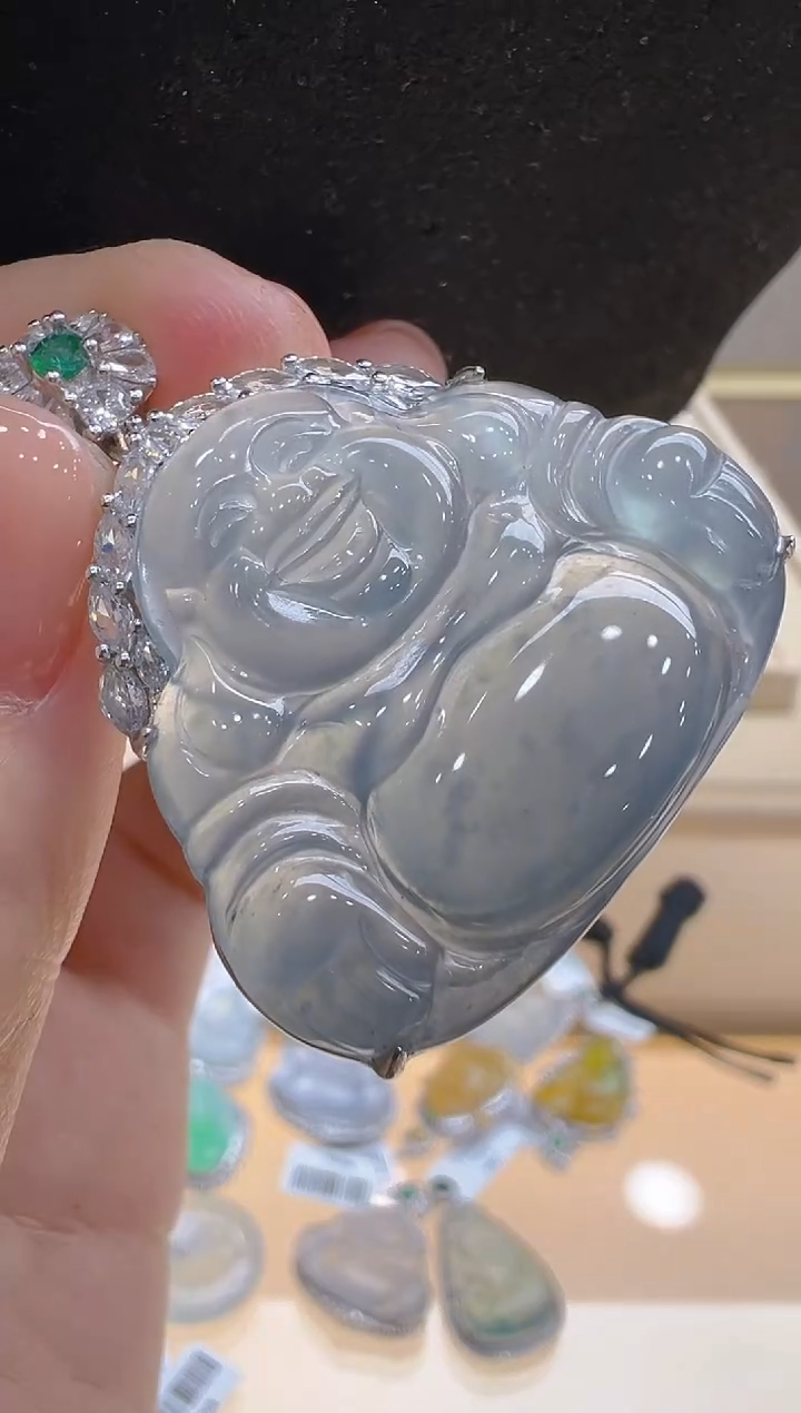 【闪购商品】翡翠吊坠(不含链)银S925镶嵌多样性发货拍一发一