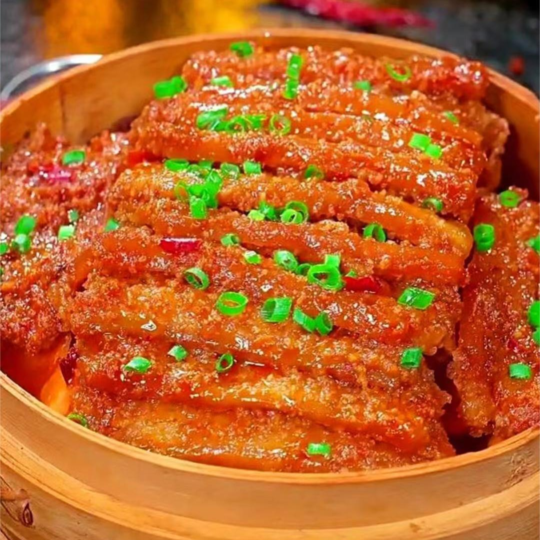 【到手三碗】四川粉蒸肉400克麻辣味加热即食下酒下饭菜扣肉