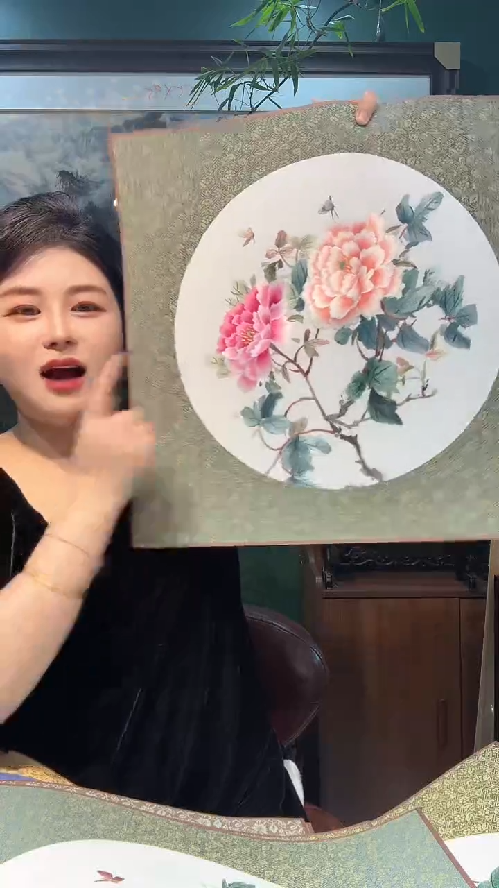 横款非遗苏绣手工刺绣软裱