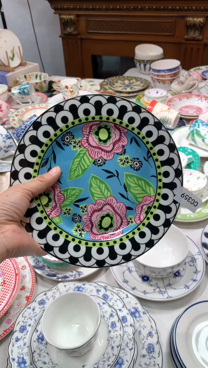 【闪购商品】瓷片陶瓷原单CC359餐具1个