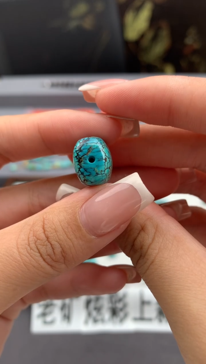 未镶嵌绿松石单珠顺.C61