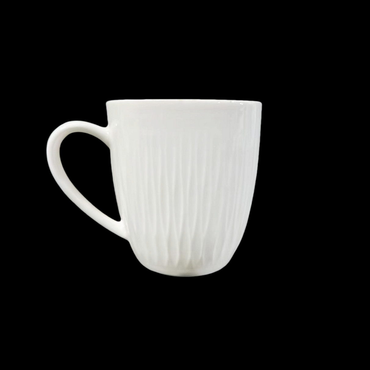 【鼎盛福利】水波纹马克杯一组4只骨质瓷餐具家用雯尚甄选