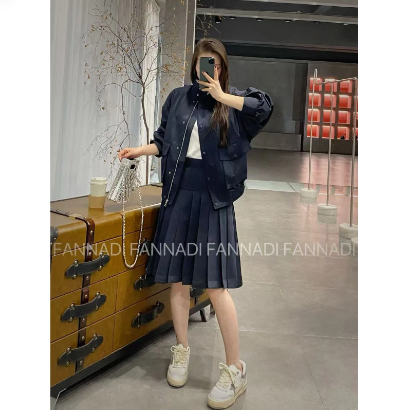 FANNADI【套装】轻奢质感小众轻工装复古两件套 MY 339164 156