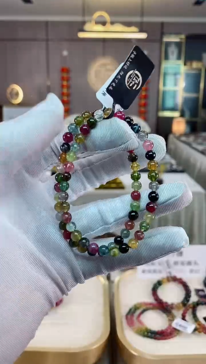【闪购商品】碧玺单圈手串5mm+未镶嵌（多样性发一条）xion
