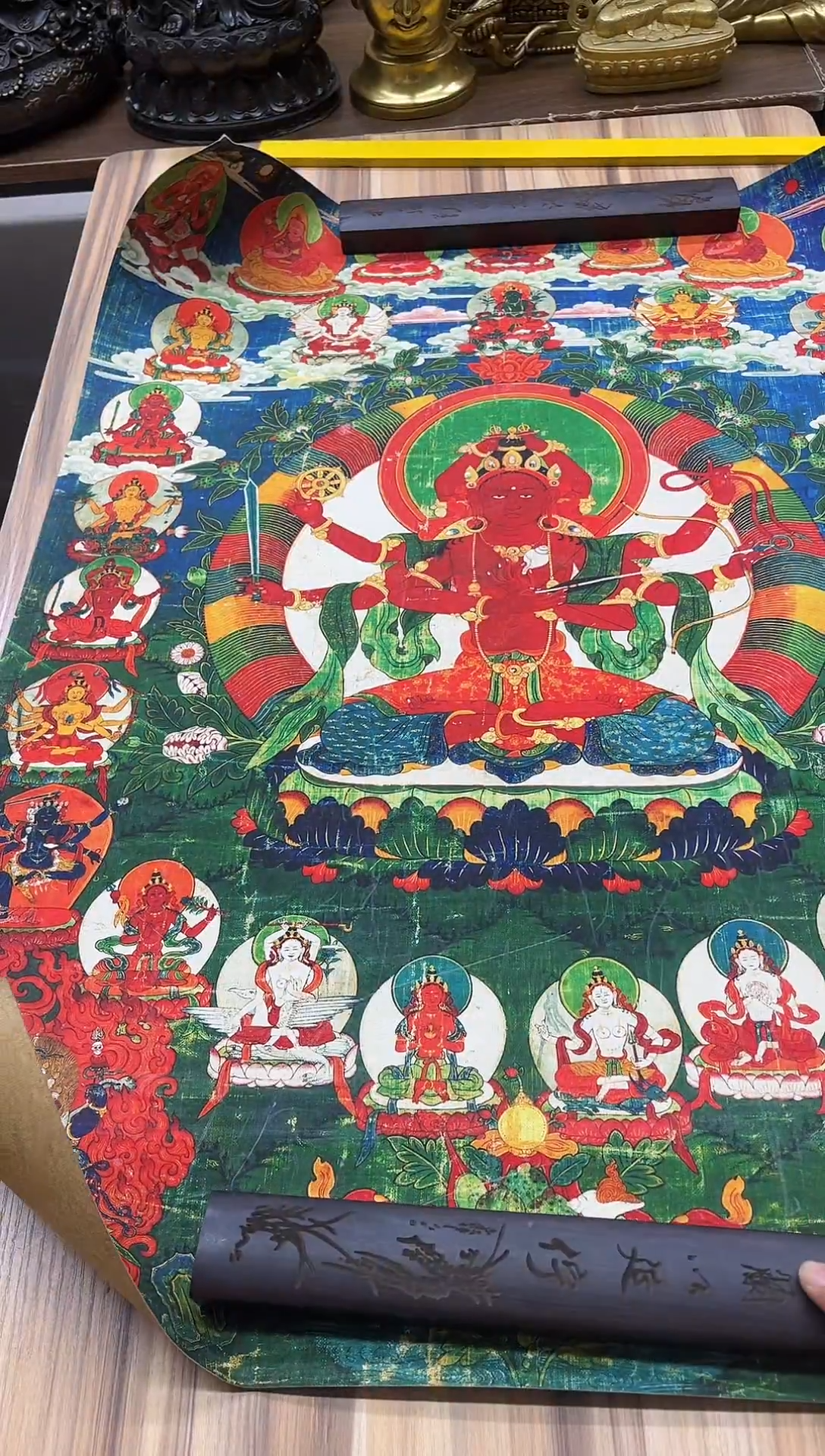 卷轴画精品挂饰 唐卡tk16303