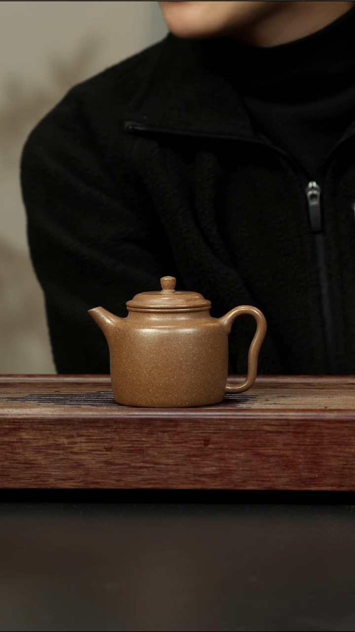 茶壶紫砂芝麻绿 汲直