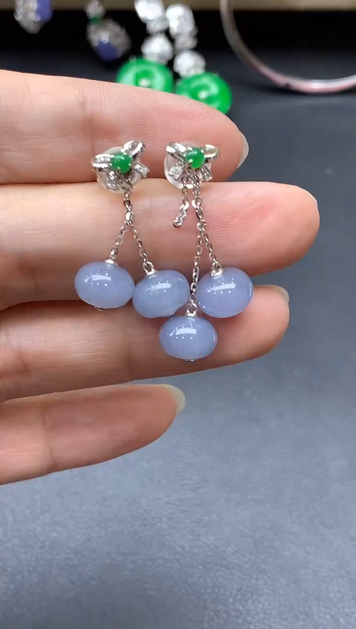 颈饰18K金镶嵌翡翠409中国好珍宝