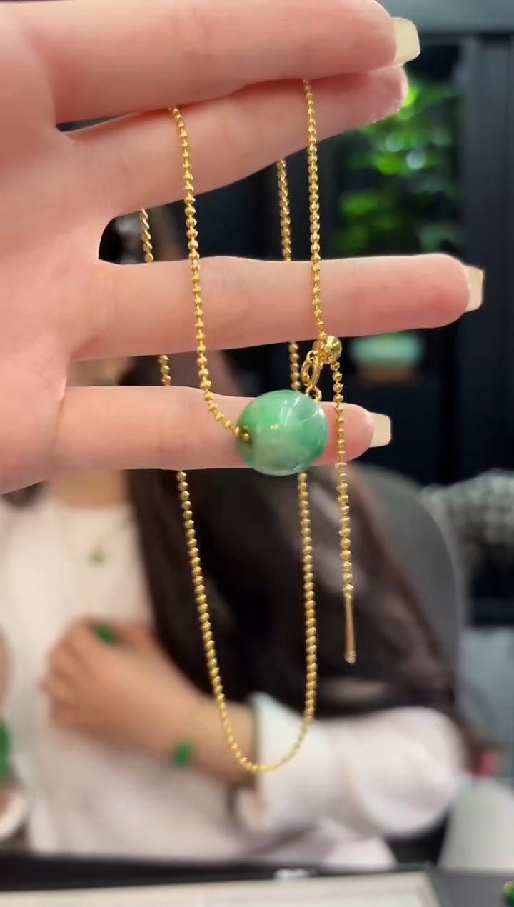 吊坠(赠链)未镶嵌翡翠路路通 缅料A货/多样性发货/一件