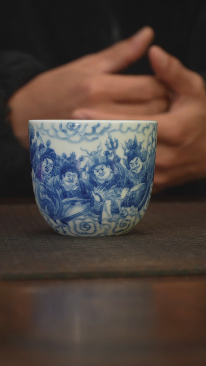 瓷片柴窑青花破价福利