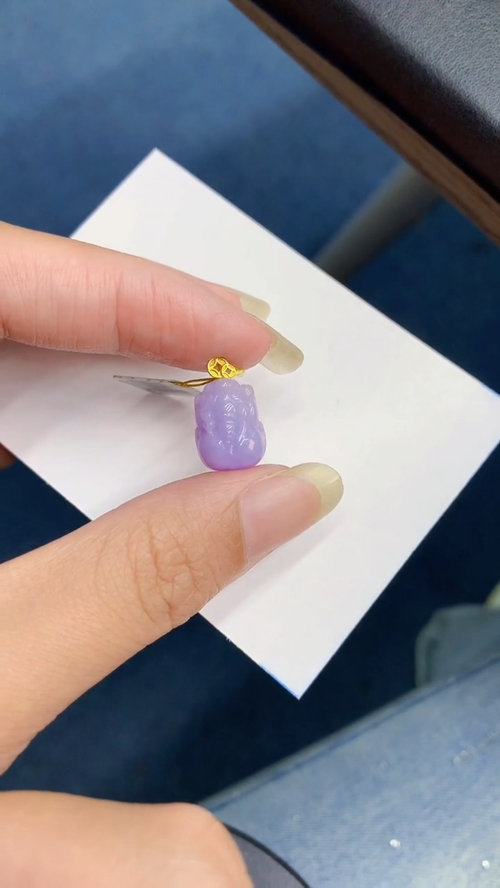 【闪购商品】翡翠颈饰18K金镶嵌000000008