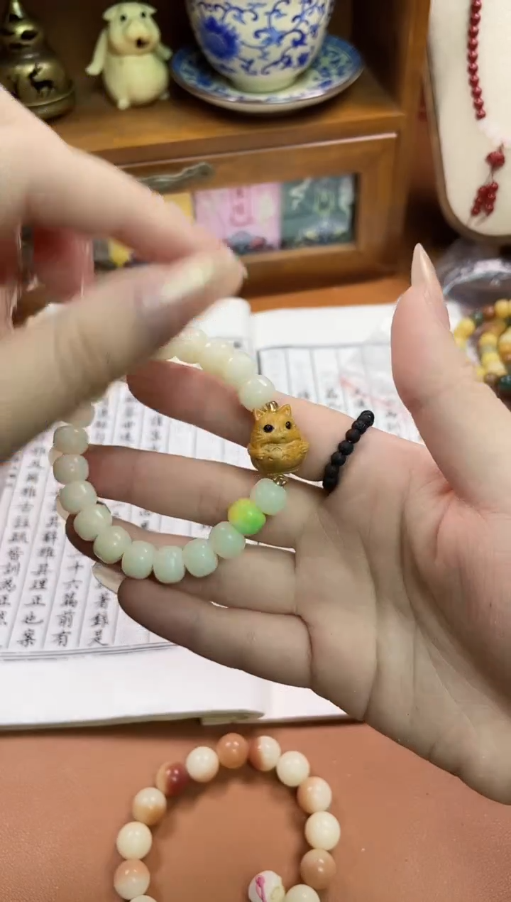 文玩核桃手串菩提木质串珠手串/多发性其一/不带盒子