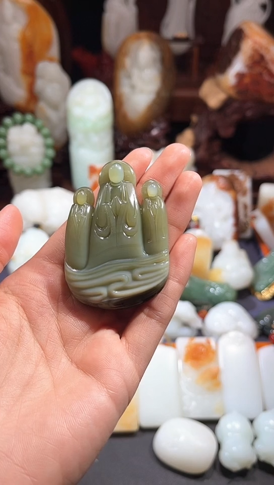 未镶嵌和田玉把件精品