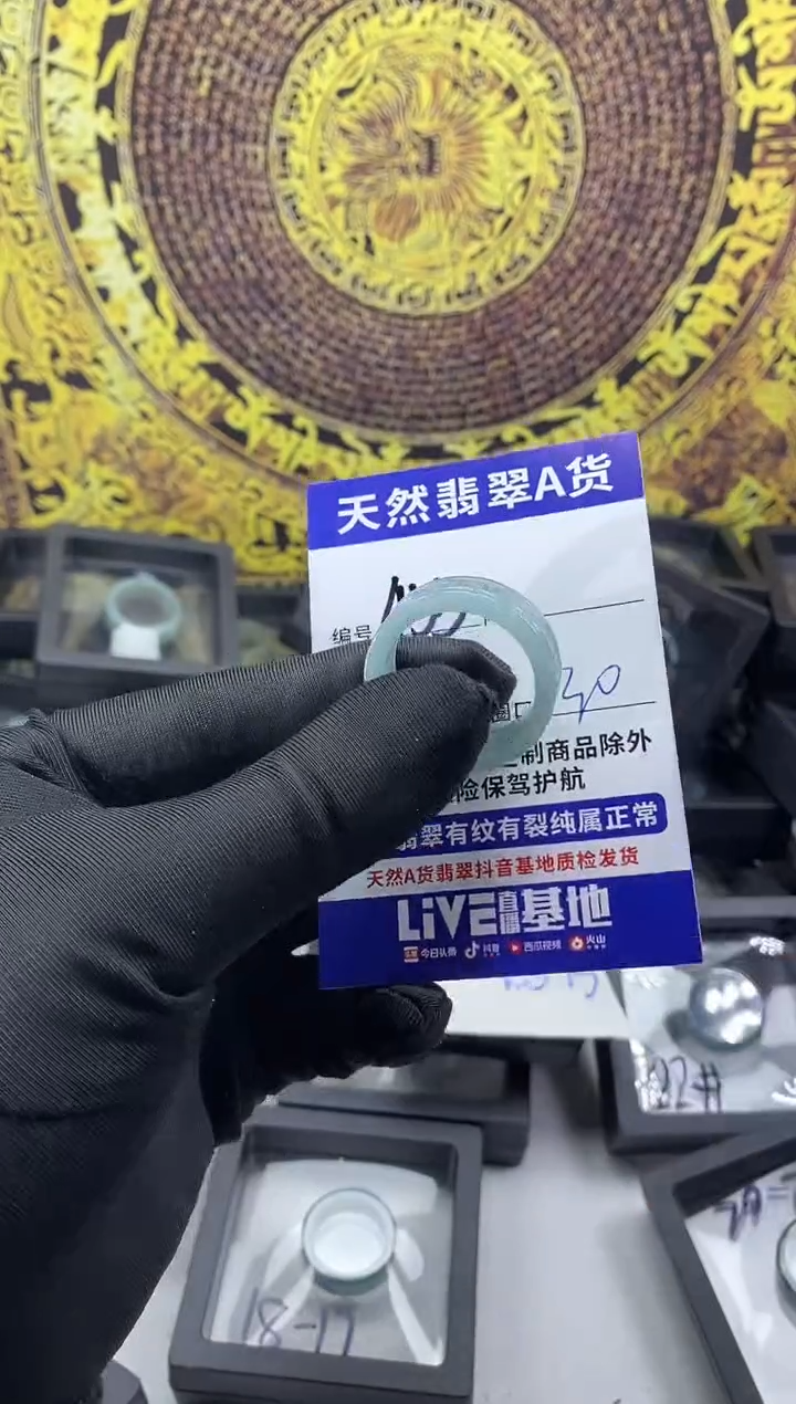 未镶嵌戒指翡翠455