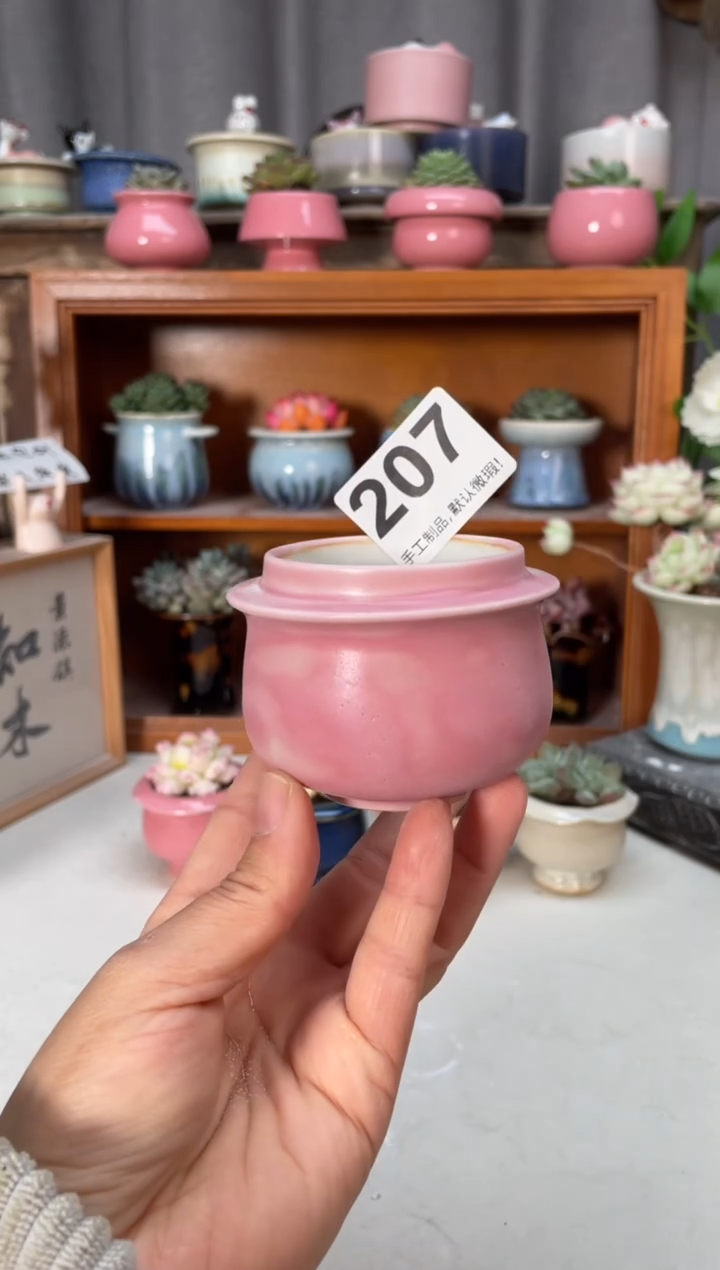 瓷片207小芳花盆直播编号