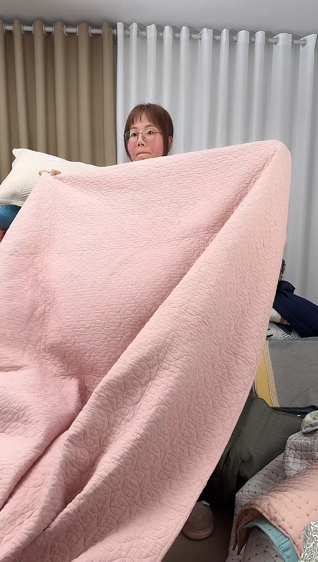 棉 棉200*220纯棉床盖