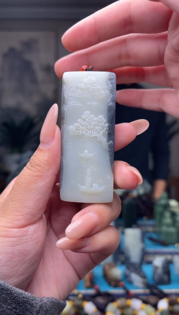 未镶嵌和田玉挂件1