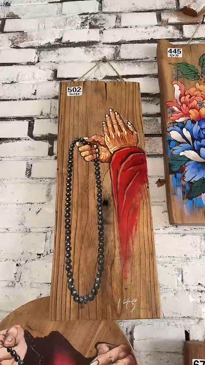 【闪购商品】桃核吊坠502号门板画