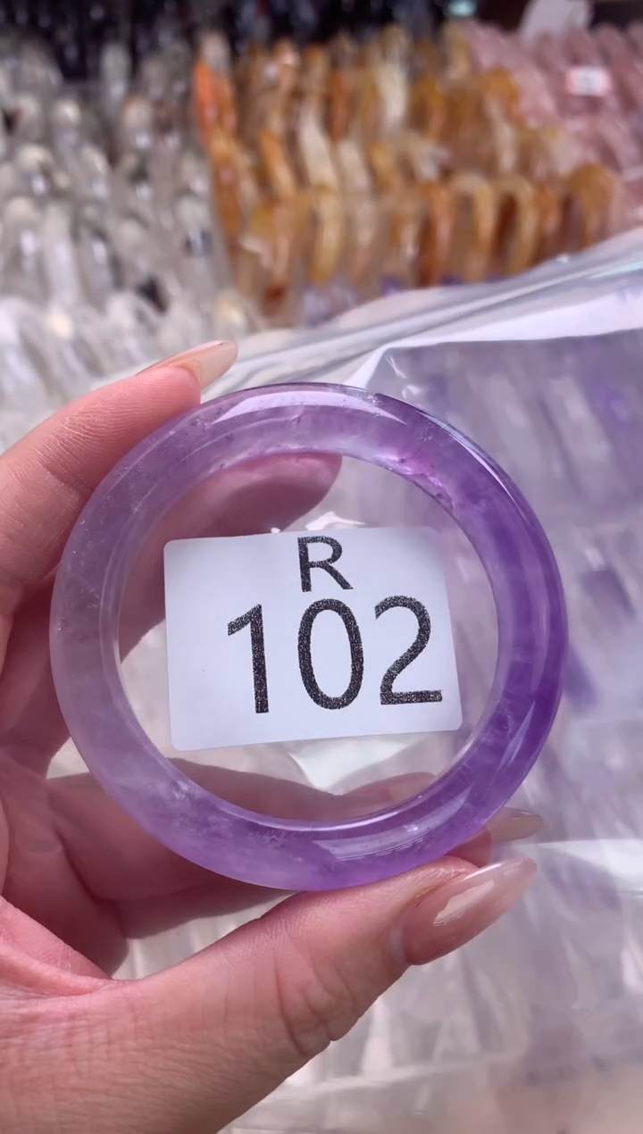 水晶珠宝半成品未镶嵌文**师水晶手镯102-52