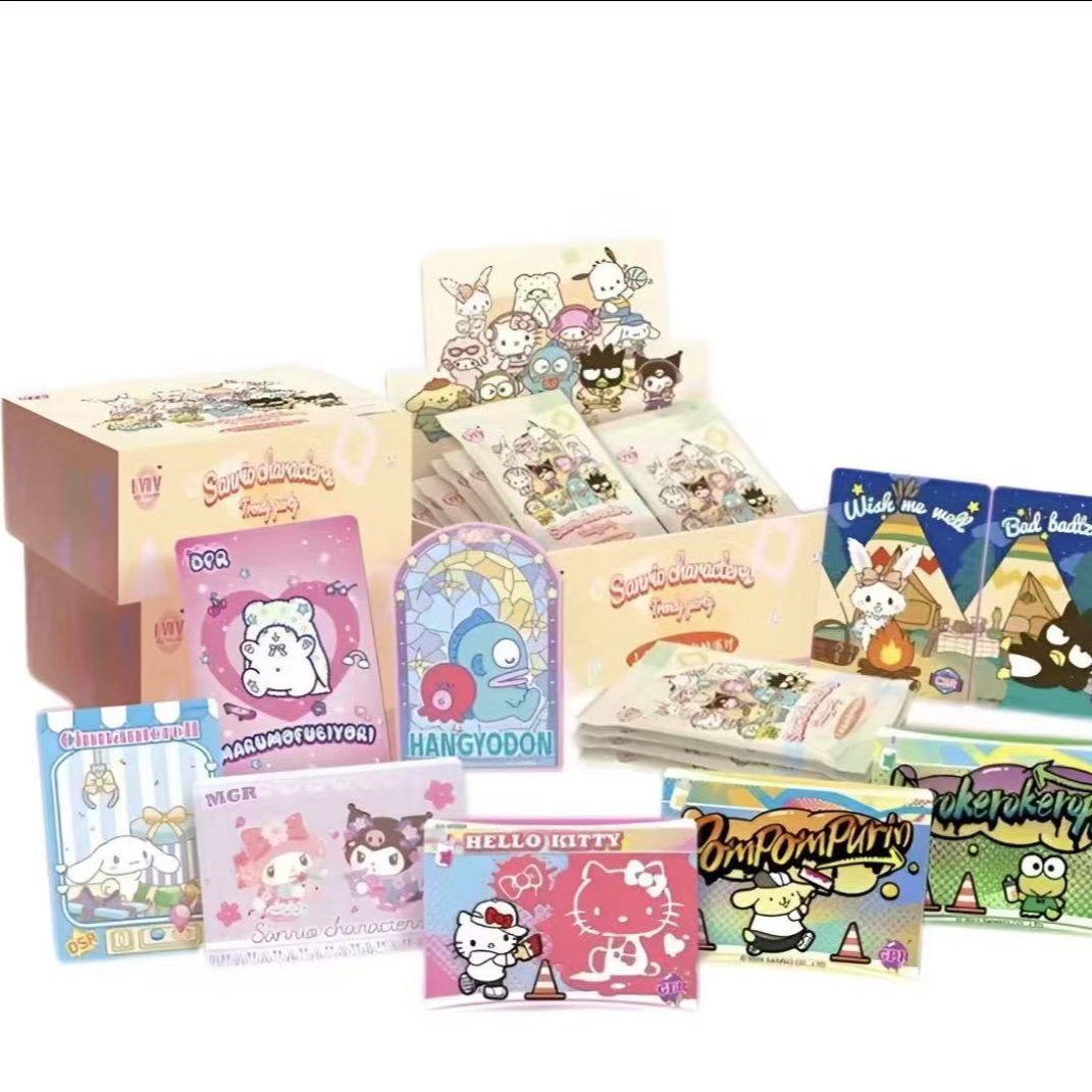 【猫猫汪汪】一起玩 三雨鴎家族潮酷派対 想包收 藏卡牌盲盒（代拆）