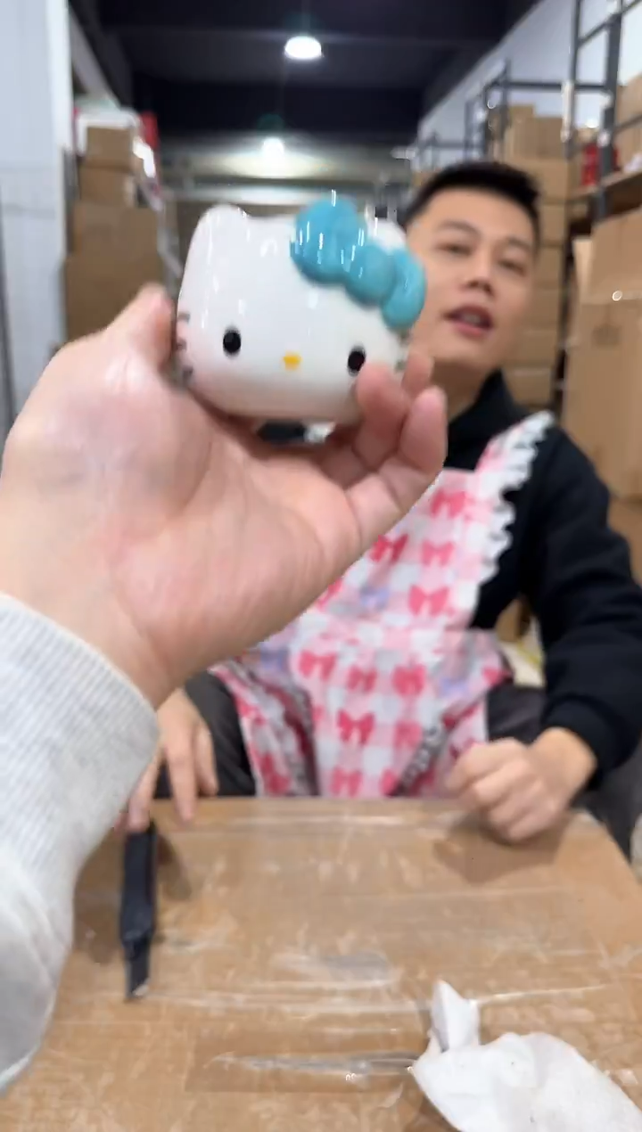 瓷片蓝色kt猫香薰