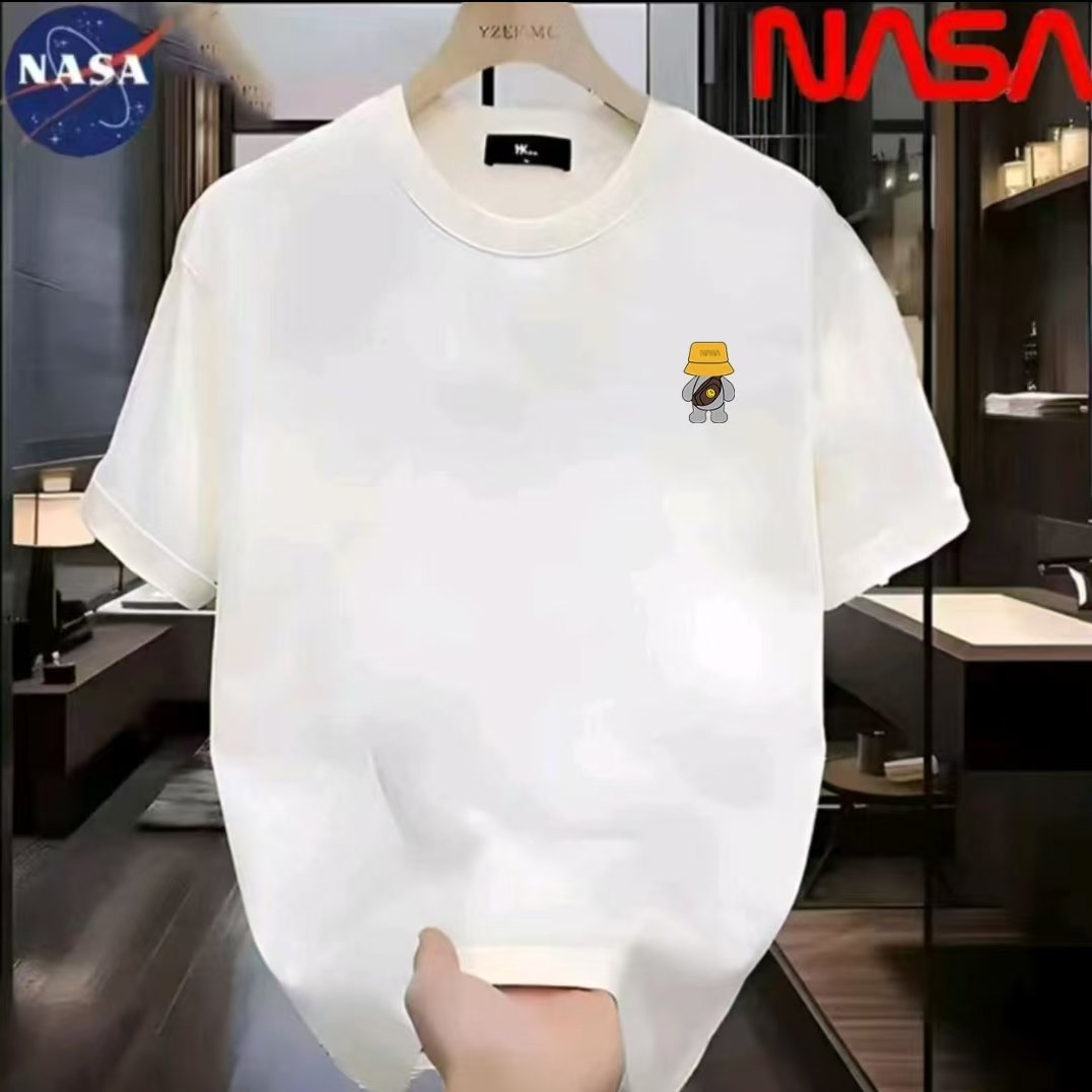 【NASA联名】纯棉夏季圆领短袖T恤休闲百搭宽松时尚男女同款A-10