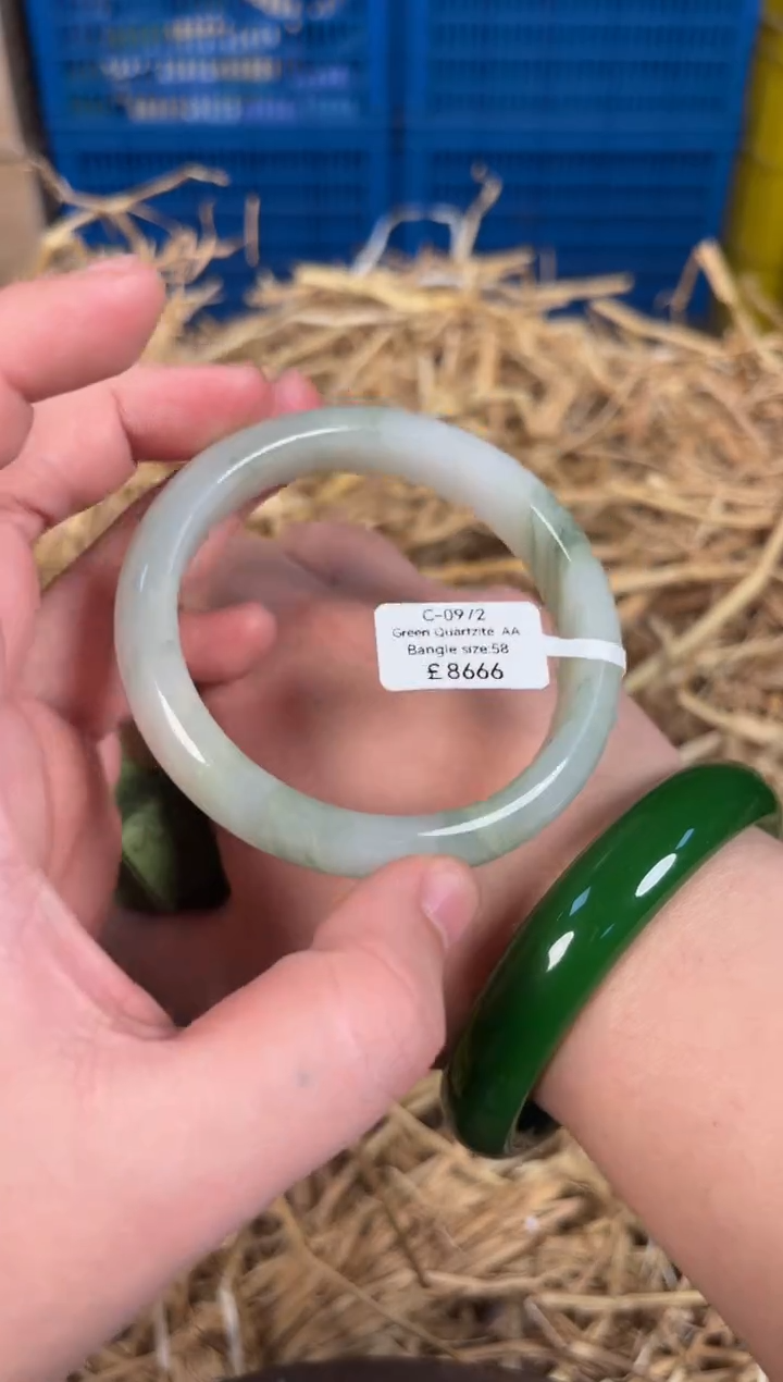 未镶嵌手镯石英质玉C0972