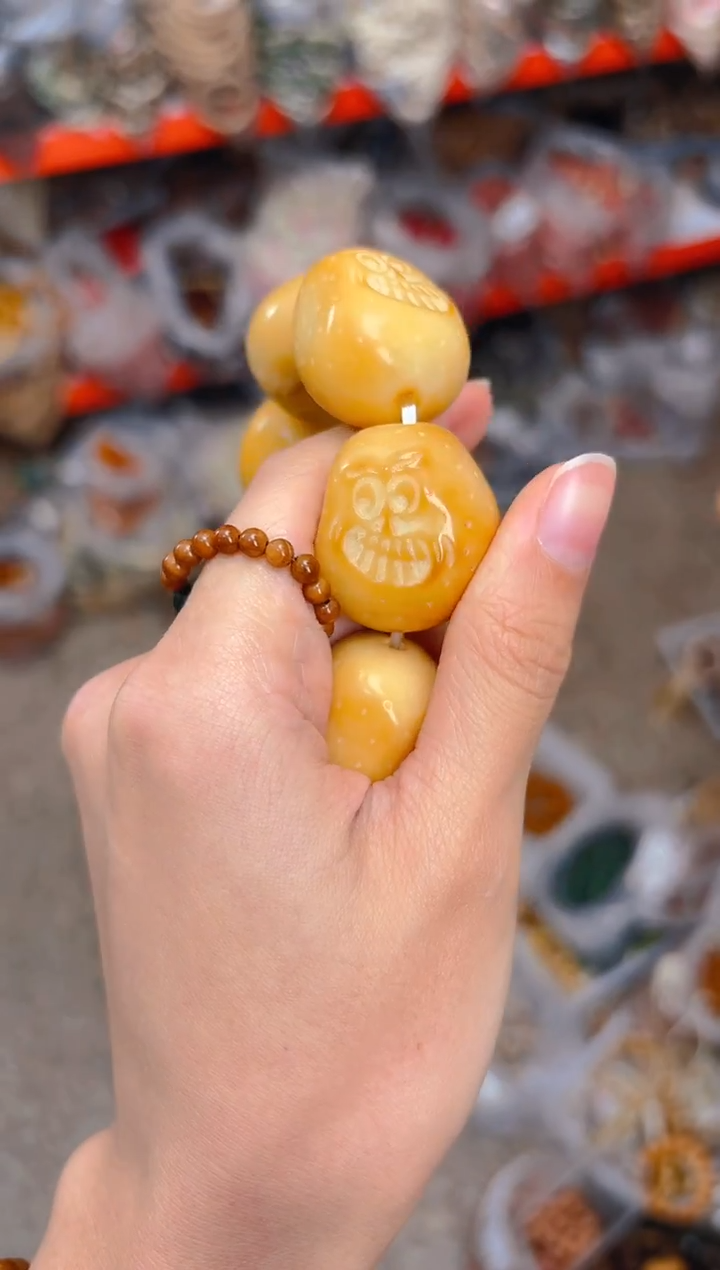 吊坠菩提根/象牙果大卡土豆单圈