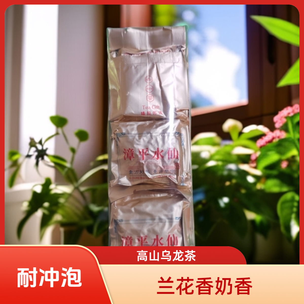 中秋礼乌龙茶高品555兰花香奶香多送1泡漳平水仙茶叶