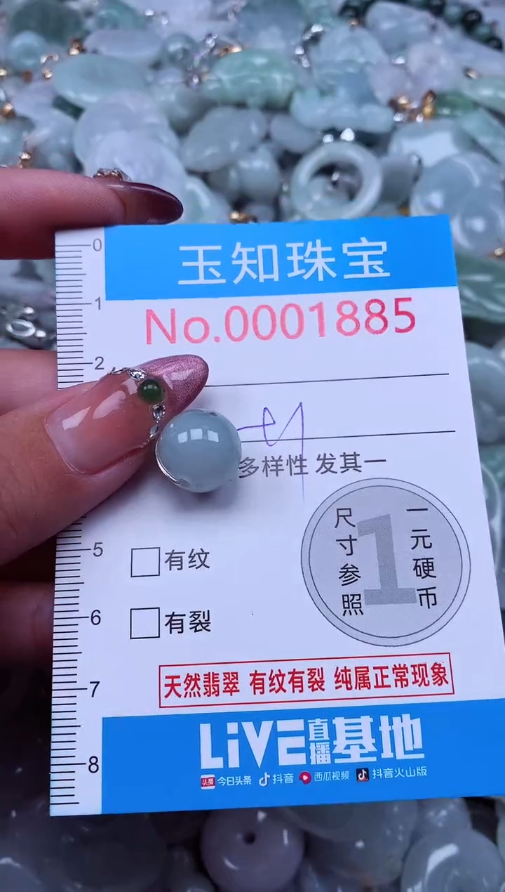 吊坠(不含链)未镶嵌翡翠1885