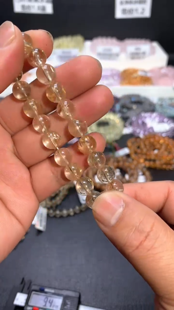 【闪购商品】发晶手链未镶嵌022金发晶8+