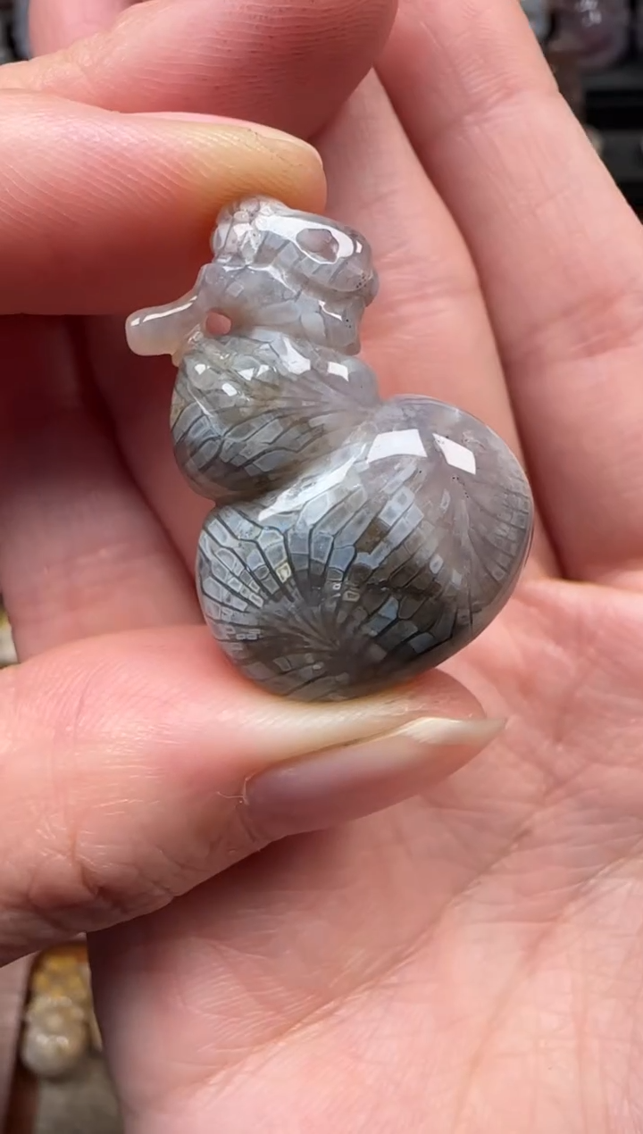 颈饰未镶嵌硅化珊瑚（珊瑚玉）870