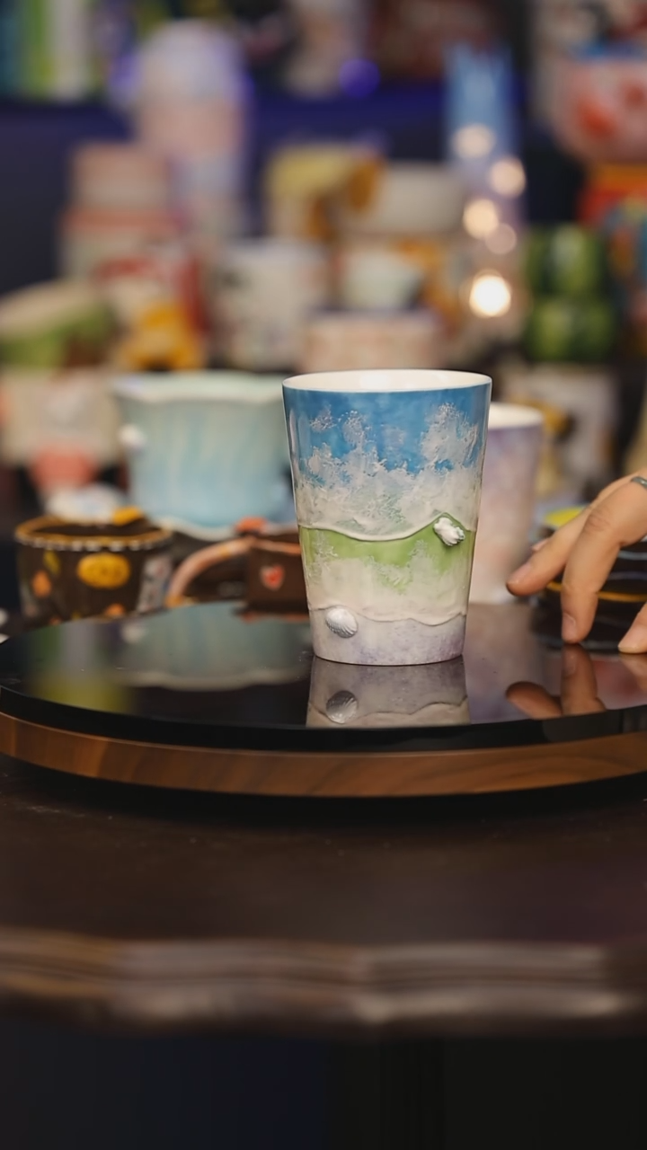 【闪购商品】摆件景德镇釉下彩绘设计师款式陶瓷