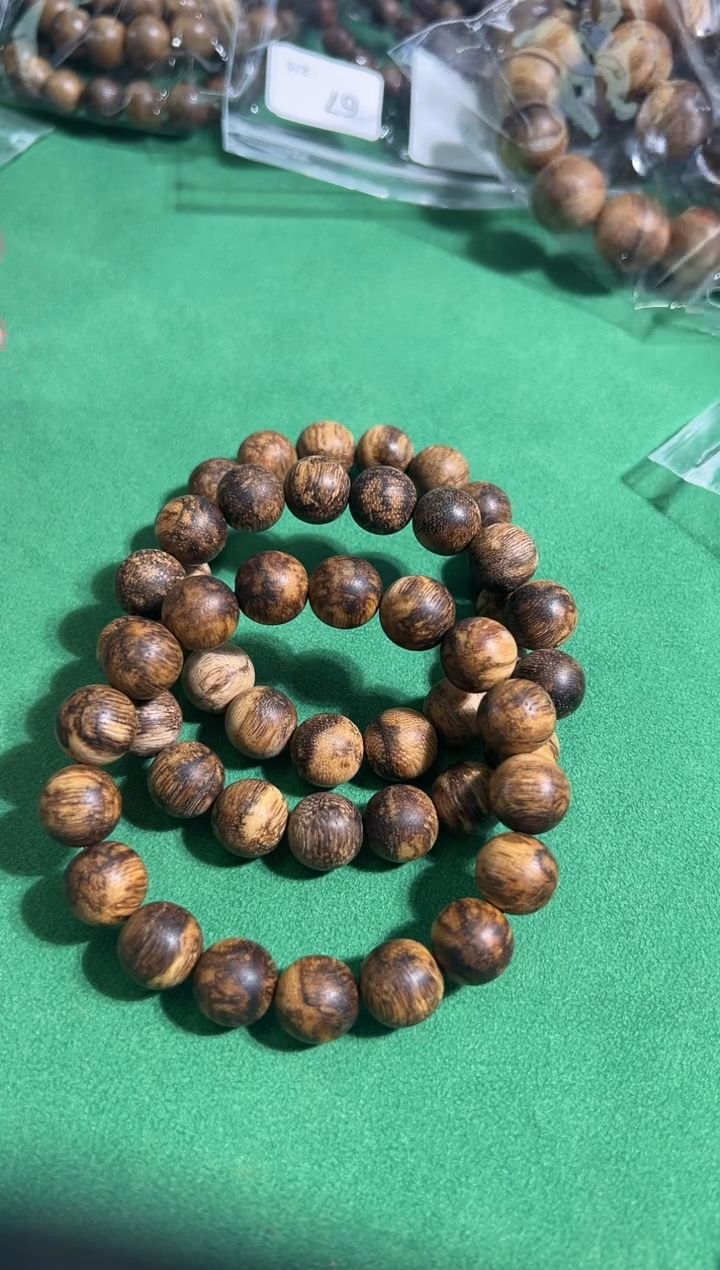 【闪购商品】沉香手串112号1.2土沉沉水虎斑多样性发一