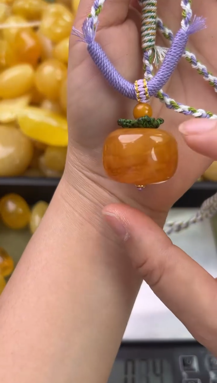裸石琥珀未镶嵌琥珀蜜蜡吊坠