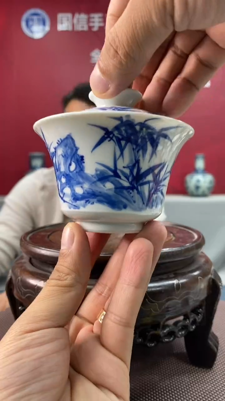 陶瓷b587景德镇瓷器一件